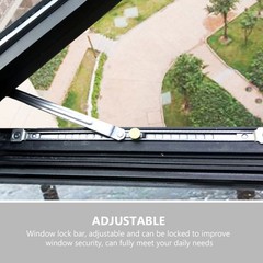 No Punching Wind Support Window Bars Security inside Door and Limiters