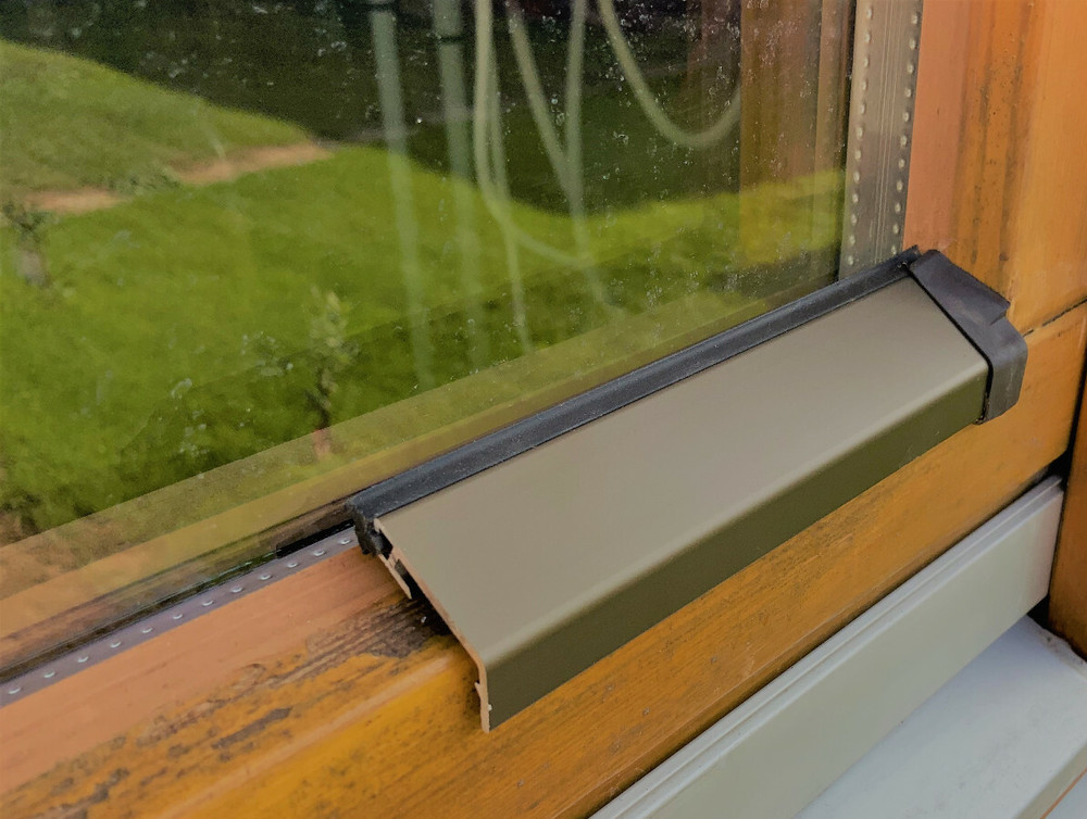 Casement Cover Profile with Seal | Weather Leg | Wooden Window Aluminium Protection Profile