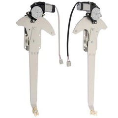 Front Left and Front Right Power Window Regulator with Motor Fit for 741-674