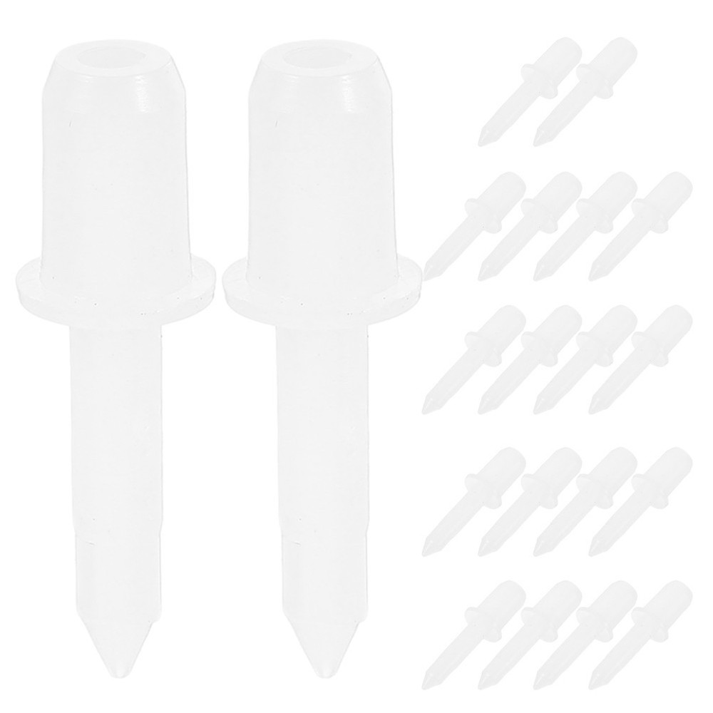 20Pcs White Plastic Shutter Pins for Window Shutter Repair and Replacement Kit