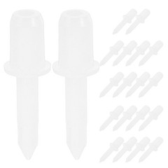 20Pcs White Plastic Shutter Pins for Window Shutter Repair and Replacement Kit