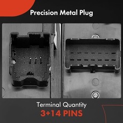 Front Left Driver Side Power Window Switch | Compatible with Volkswagen