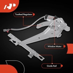 Power Window Regulator with Motor Side Compatible with Honda Civic Rear Driver