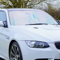 1 Pack Silver Gradient Auto Window Tint Film Durable for Car Windows