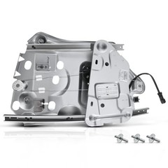 Power Window Regulator with Panel with Motor Compatible with Rear Driver(LH)