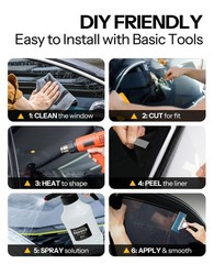 IAQWE 20% VLT Ceramic Car Window Tint Film 20 in x 10 ft Roll | High Heat Rej…