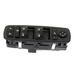 04602533AB 04602533AF Master Window Control Switch, Push Button, Auto, Black,