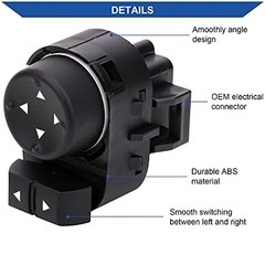 Power Window Control Switch Button & Front Driver Side Door Lock Switch &