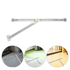 Adjustable Casment Window Hinge Stay 12inch – Sliding Window Windproof Limiter