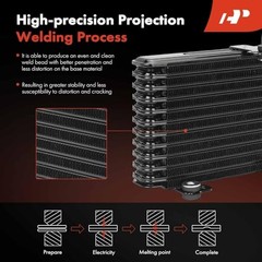 Transmission Oil Cooler Compatible with Mitsubishi Outlander 2014-2020, 2.4L