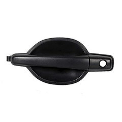 Outside Door Handle Black Textured Compatible with 2004-2011 Front Left