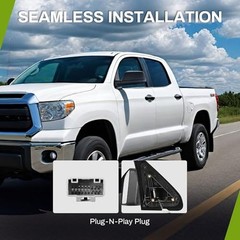 Door Mirror Compatible with 2007-2013 Tundra Left Driver For 07-13 Tundra Left
