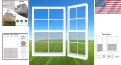 Multi-Functional 24″ x 36″ Shed Windows – Easy DIY Installation & Strong Design