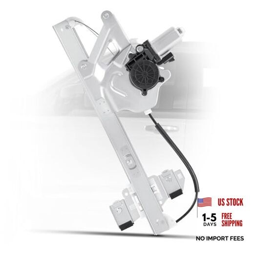 Power Window Regulator With 2-Pin Motor Assembly Front Passenger Side