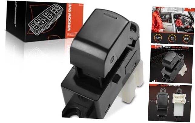Rear Left or Right – Power Window Switch – Compatible with Nissan Sentra 2007