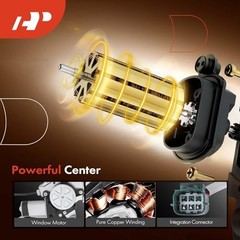 Electric Power Window Regulator with Motor Compatible with Infiniti G25 2011