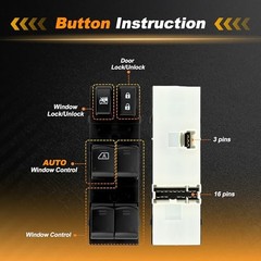 1 AUTO Power Window Switch for Subaru XV 2013-2014 Window Control Switch with