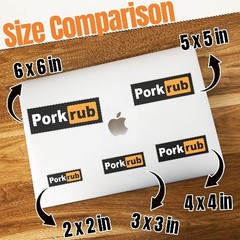 3PCS Waterproof Vinyl Decal Stickers for BBQ Camping Hiking, Size: 3×3 Inches