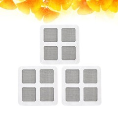 3Pcs Household Door Mesh Sticker Durable Window Repair Patch Grey Color
