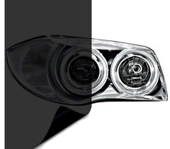 VViViD Air-Tint Headlight/Tail Light Window Tint (12″ x 12″ x 48″, Dark Black