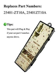 25401-ZT10A Master Power Window Switch – Front, Left, Driver Side