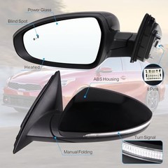 eft Driver Side Mirror Compatible With 2019 2020 2021 2022 2023 2024 L 3Pins