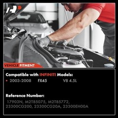 Starter Motor Compatible with Infiniti FX45 2003 2004 2005 2006 2007 2008