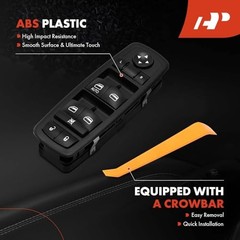 Front Left Driver Side Power Window Switch – Auto Up & Down – Compatible