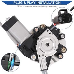 Obaee 748-173 Power Window Lift Regulator with Motor Front Right Passenger Side