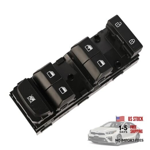 Driver Door Window Main Switch 93571M6100 Compatible with Kia Forte 2019 2020