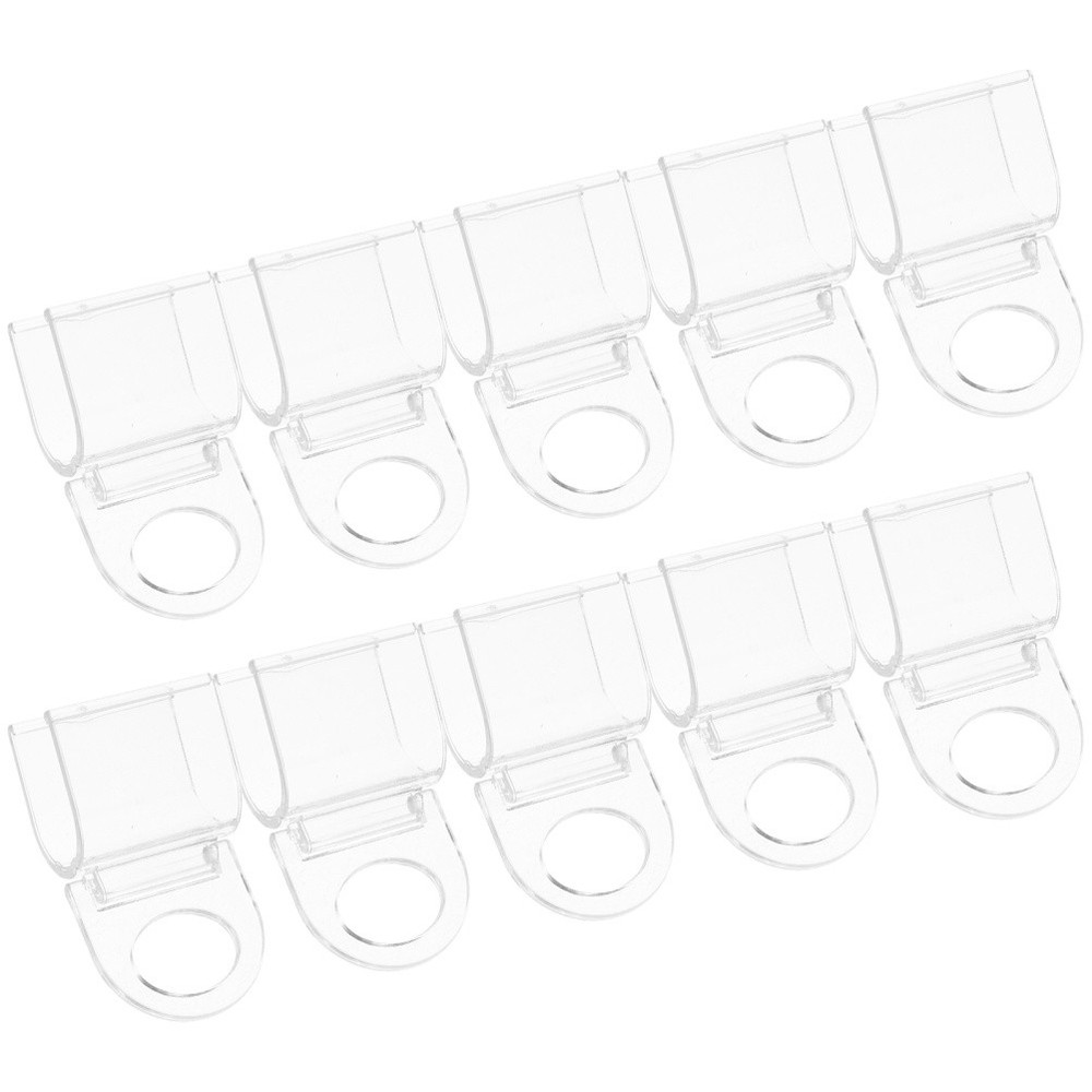10 Pcs Roller Shades Accessories Modern Curtains Clips for Drapes