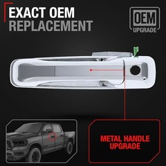 Exterior Front Driver Door Handle, Upgraded Metal – Front Driver Side Handle