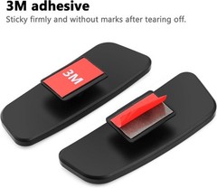 Adjustable Stick-On Blind Spot Mirror for Cars, Wide Angle Convex Rear View Desi