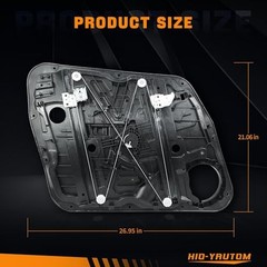 82481-D9010 Front Right Passenger Side Power Window Regulator with Panel