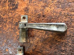 Art Deco Cast Brass Teardrop Sash Locks (2) Old Window Hardware 1930’s