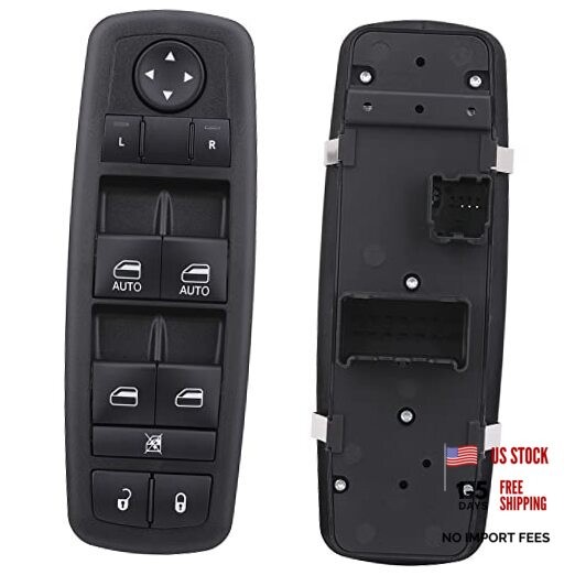 Power Window Switch Button Front Left Driver Side Compatible with Dodge Grand