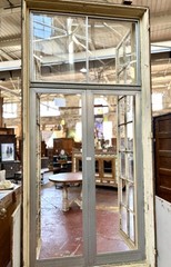 French Window Set in Jamb, 28 Lite, 121.5″ Tall
