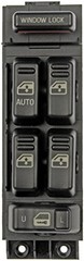 901-090 Front Driver Side Power Window Switch- Front Driver Side, 6 Button
