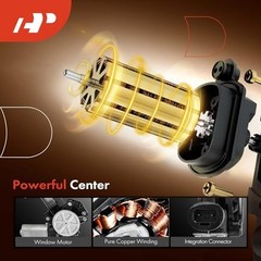 Power Window Regulator with Motor Rear Driver Side Compatible with Honda CR-V