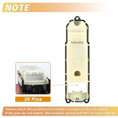 Front Left Driver Side Power Window Switch for Lexus RX330 No.840400P010