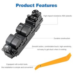Automatic Power Master Window Switch Compatible with Mazda 2 L4 1.5L 2011 2012