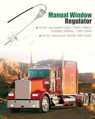 Window Regulator Driver Side Manual Fit for Kenworth C500 T300 T800 W900B