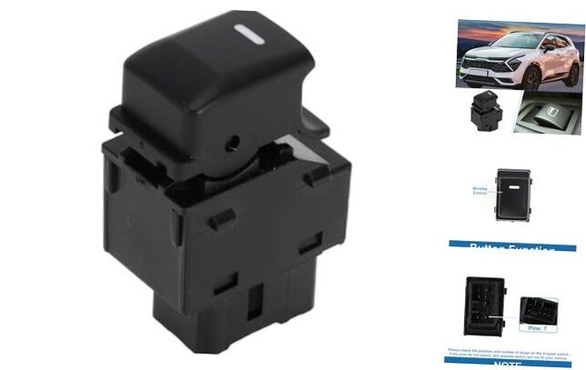 Power Window Switch for Kia Sportage 2011-2017 Window Control Switch ABS Black