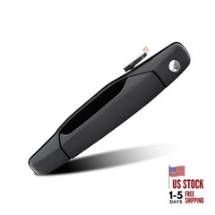 DEAL New Set of 1 Front Driver Left Side Smooth Black Exterior Door Handle