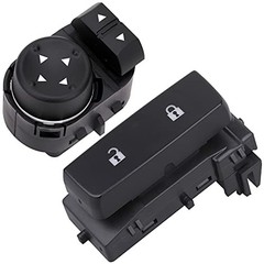 Power Window Control Switch Button & Front Driver Side Door Lock Switch &