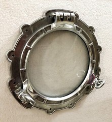 15″ inches Canal Boat Porthole-Window Ship Round Wall Frame Home Decorative