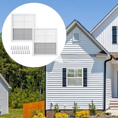 2 Pack Shed Windows 14” x 21” Household Windows W/ Tempered Glass & Fiberglass