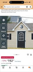 Riakrum 24×24 Octagon Vinyl/PVC Window White Double Pane Insulated GBG Grids