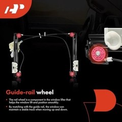 Power Window Regulator with Motor Replacement for Mini Cooper Front Driver