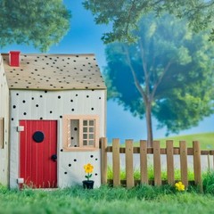 Doll House Window 1:6 DIY Dollhouse Miniature Windows Miniatures 12 Scale